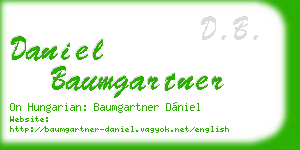 daniel baumgartner business card